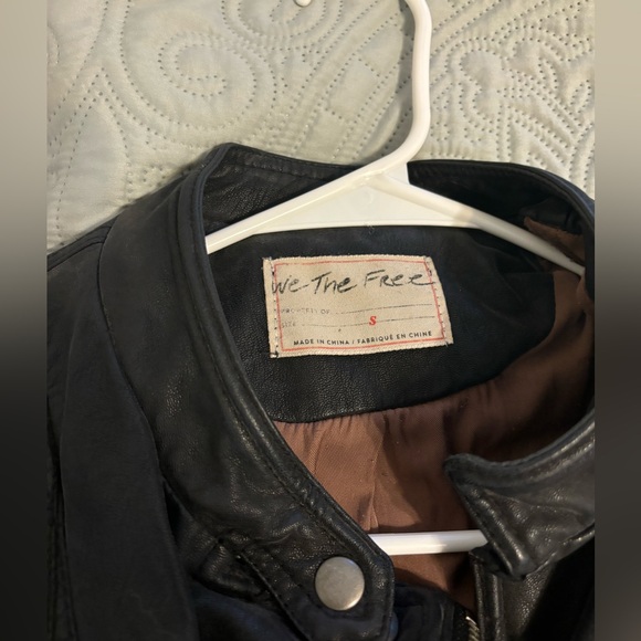Free People biker jacket. Size small - Picture 3 of 5